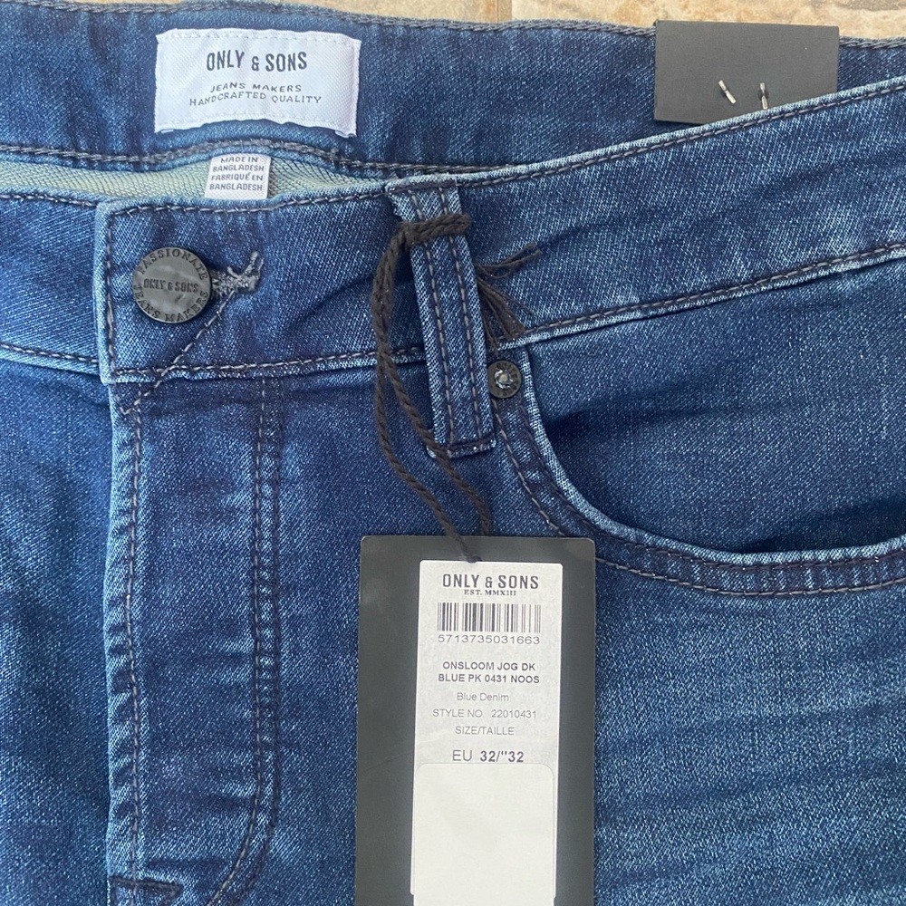 Only & Sons Men's Blue Jeans Size 32 X 32